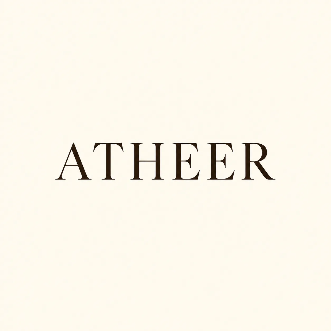 شعار ماركة ATHEER في المتجر التجريبي